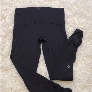 Ivivva Girls Black Prismatic Leggings Sz 7